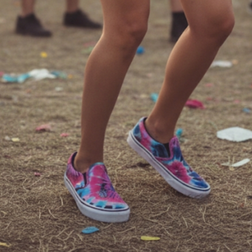Vans Multicolor Tie-Dye Slip-Ons - Picture 4 of 15